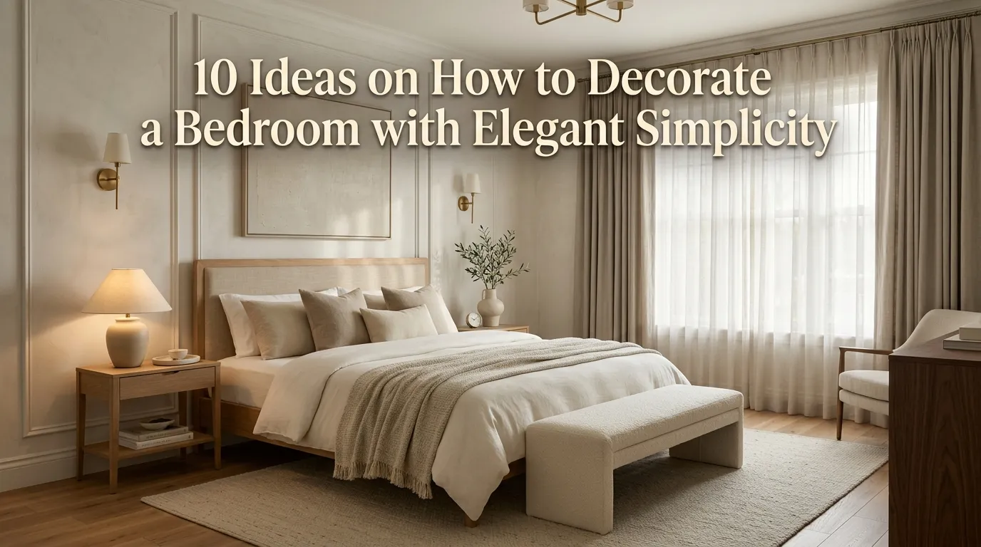 10 Ideas on How to Decorate a Bedroom with Elegant Simplicity