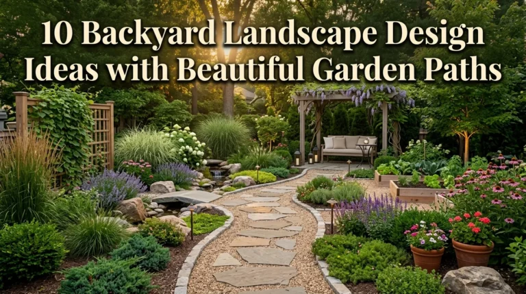 10 Backyard Landscape Design Ideas with Beautiful Garden Paths