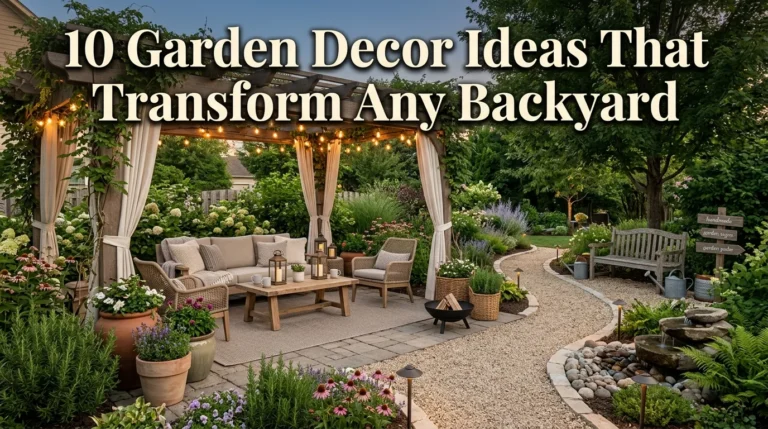 10 Garden Decor Ideas That Transform Any Backyard