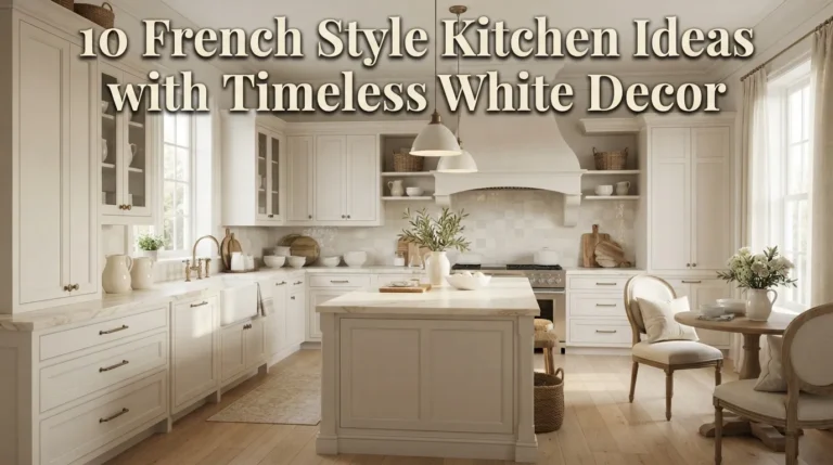 10 French Style Kitchen Ideas with Timeless White Decor