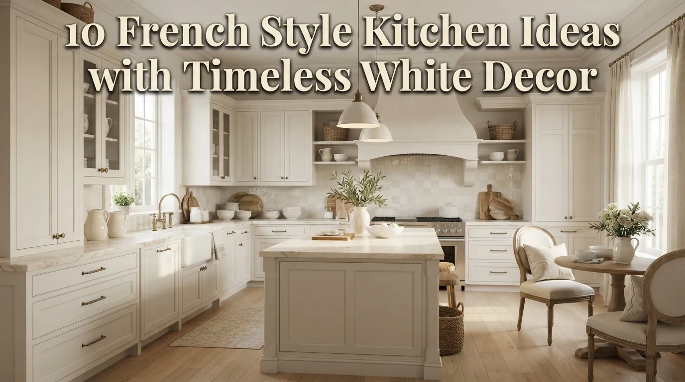 10 French Style Kitchen Ideas with Timeless White Decor