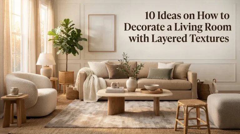 10 Ideas on How to Decorate a Living Room with Layered Textures