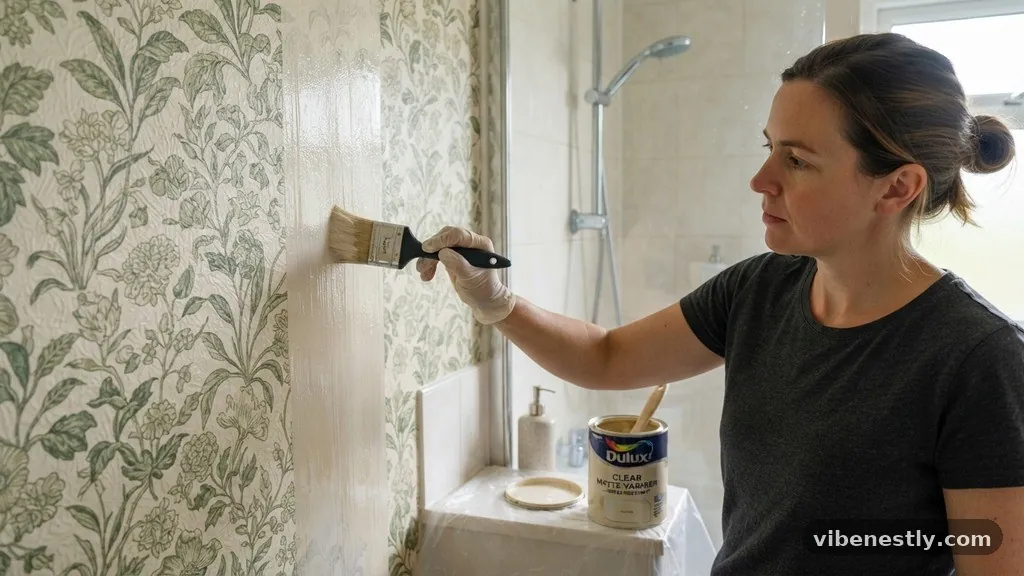 Applying Clear Matte Varnish Over Wallpaper: Does It Seal Against Water?