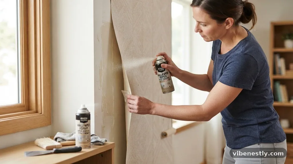 Common Mistakes to Avoid - Can You Use Extra Wallpaper Spray Adhesive on Stubborn Curling Edges?