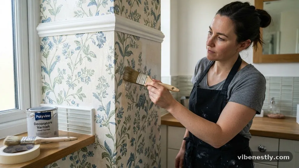 Does Varnish Truly Seal Wallpaper Against Water? - Applying Clear Matte Varnish Over Wallpaper: Does It Seal Against Water?