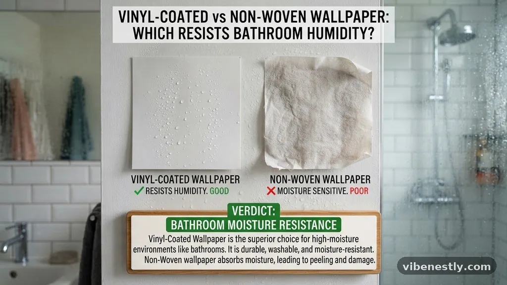 The Verdict on Bathroom Moisture Resistance - Vinyl-Coated vs Non-Woven Wallpaper: Which Resists Bathroom Humidity?