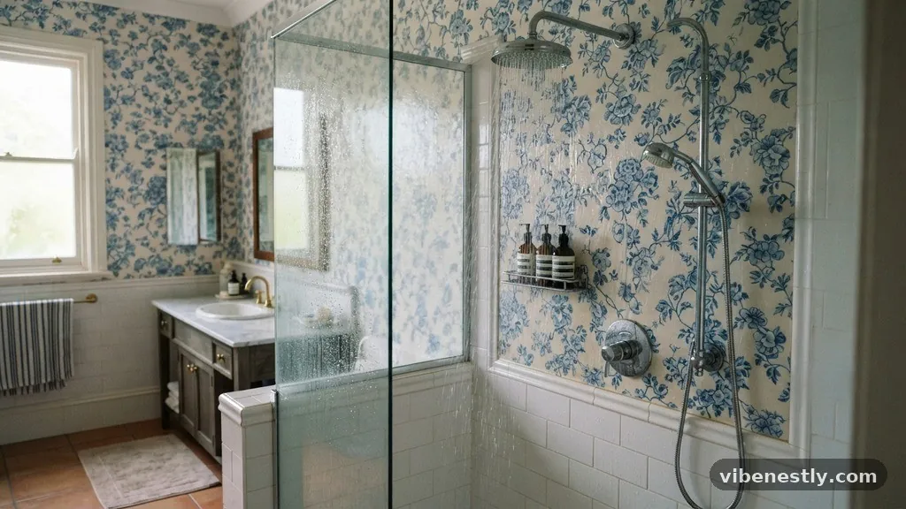 Varnishing as a Protective Measure - Can You Put Traditional Wallpaper in a Full Bathroom with a Shower?